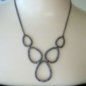 Lia Sophia "Black Ice" Necklace